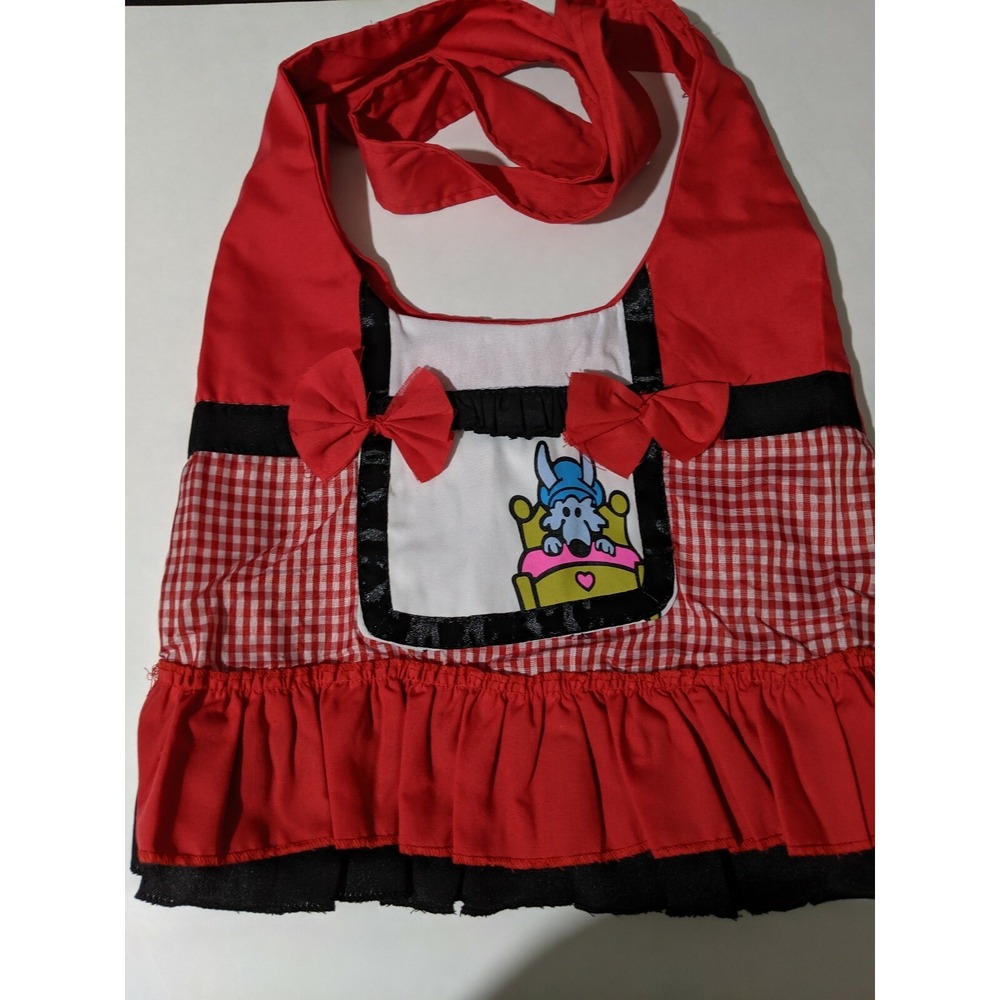 Little Red Riding Hood Girls Handmade Handbag Tote Purse Costume Prop